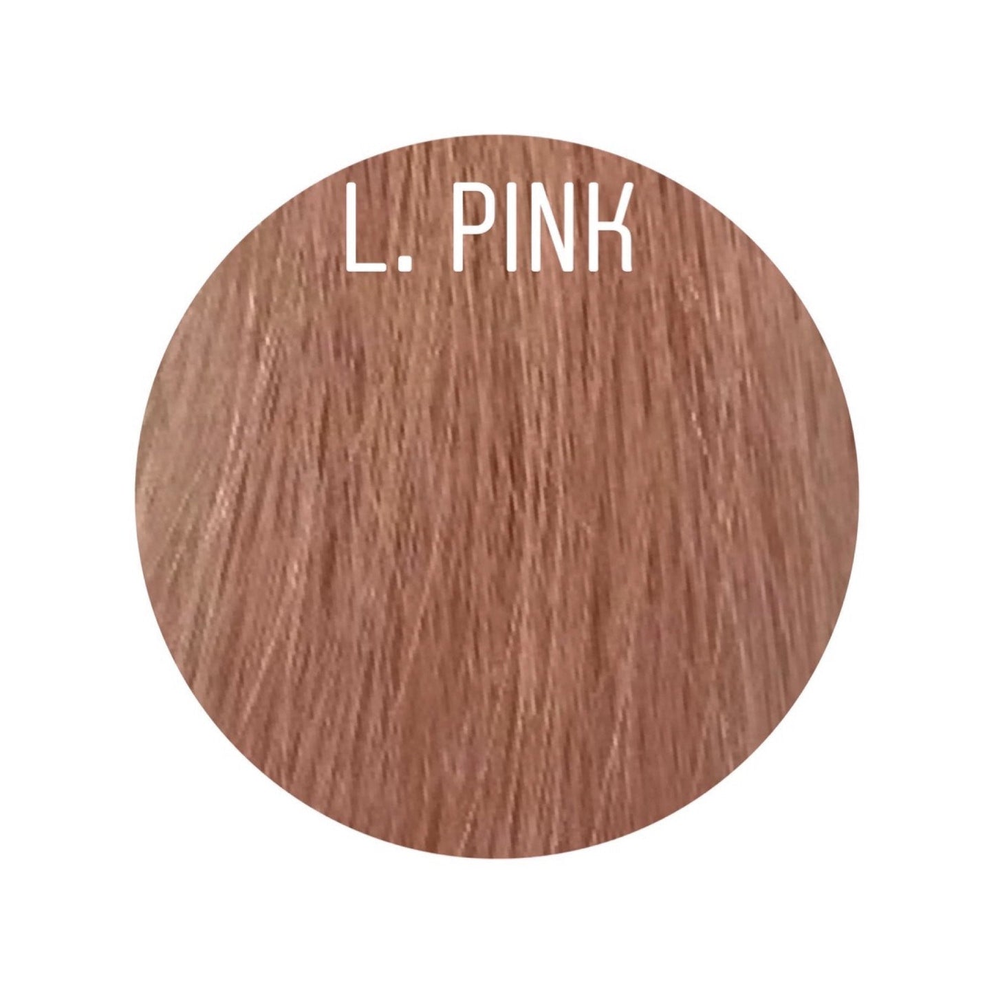 Hot Fusion, Flat Tip Color L. PINK GVA hair_One donor line.
