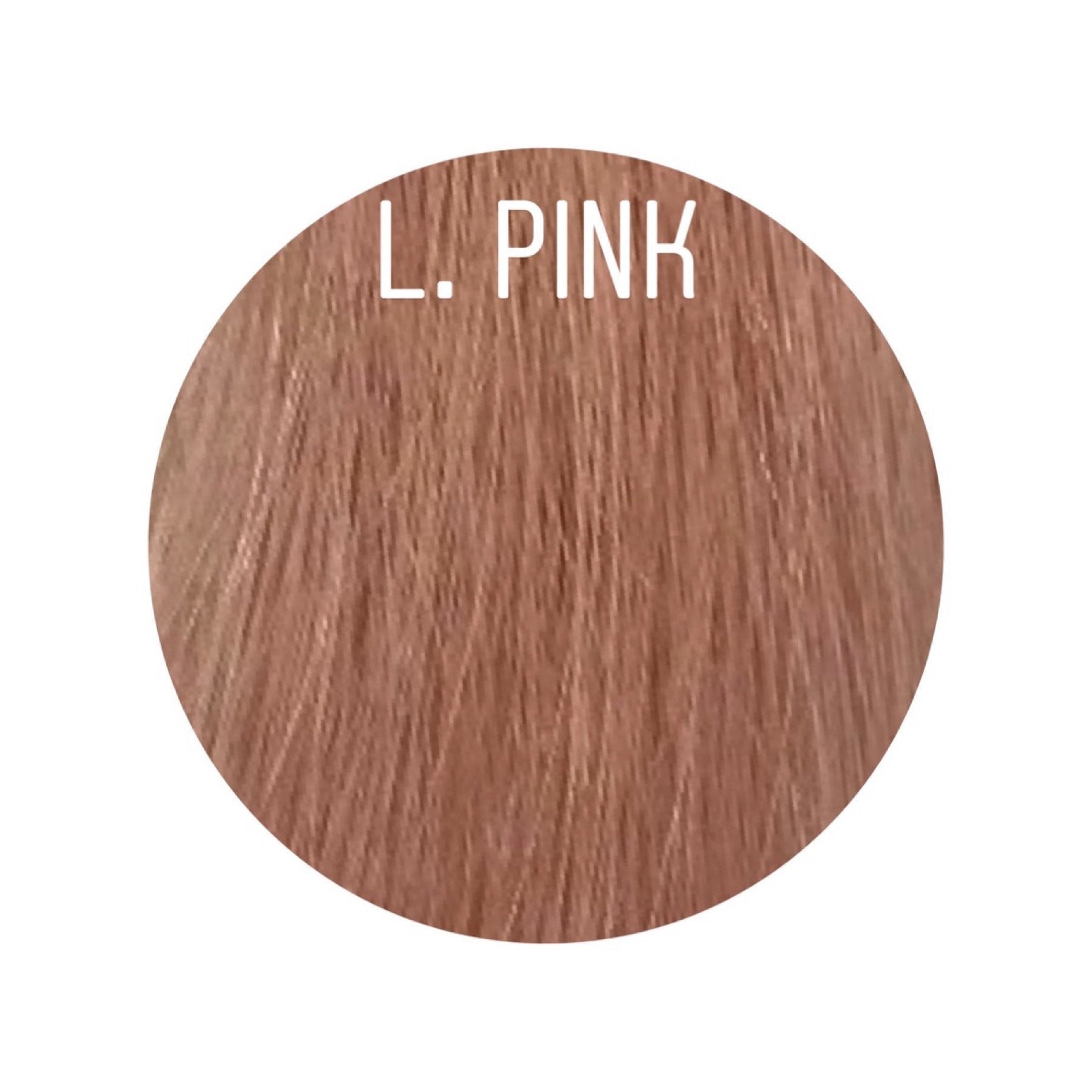 Hot Fusion, Flat Tip Color L. PINK GVA hair_One donor line.
