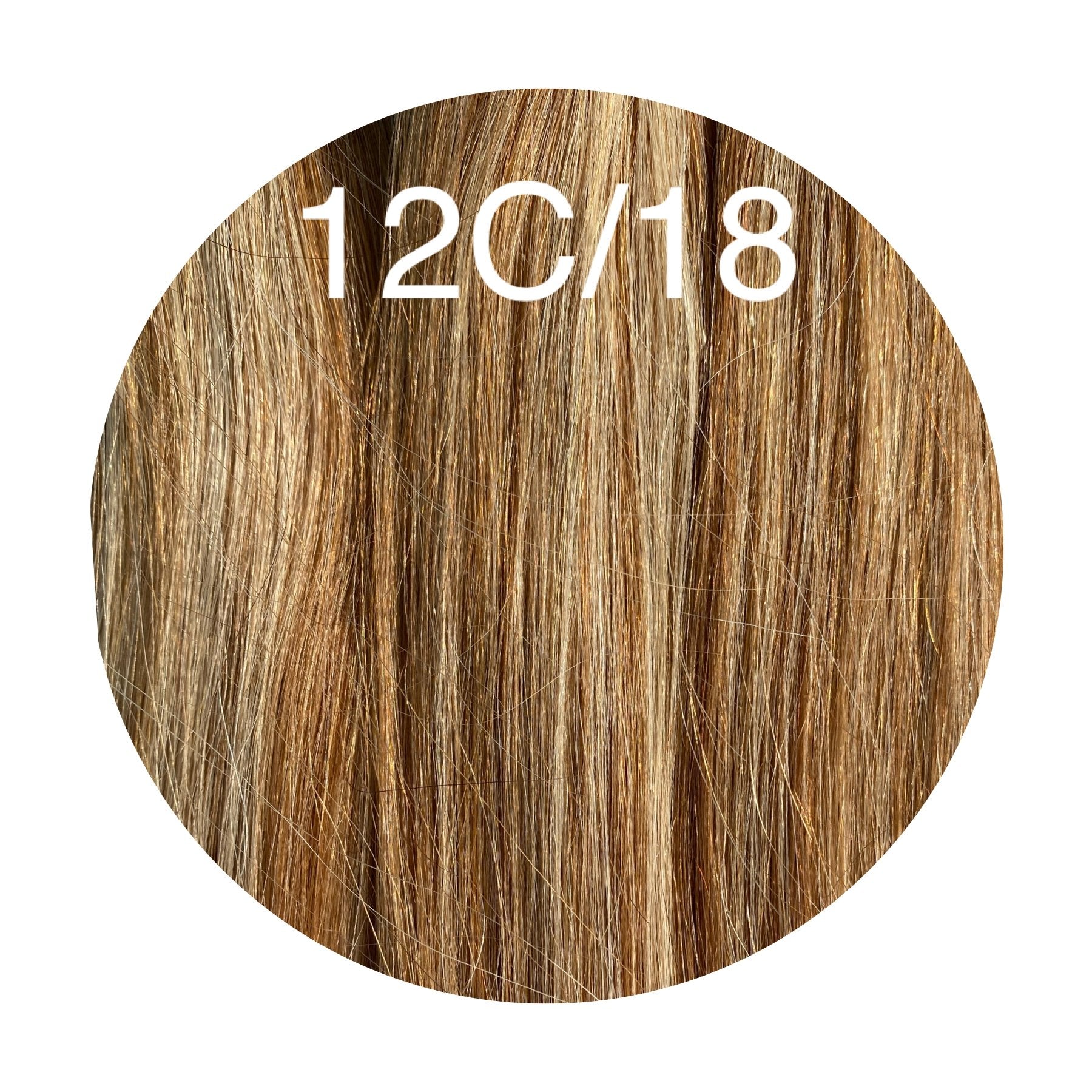 Micro links / I Tip Color _12C/18 GVA hair_Luxury line.