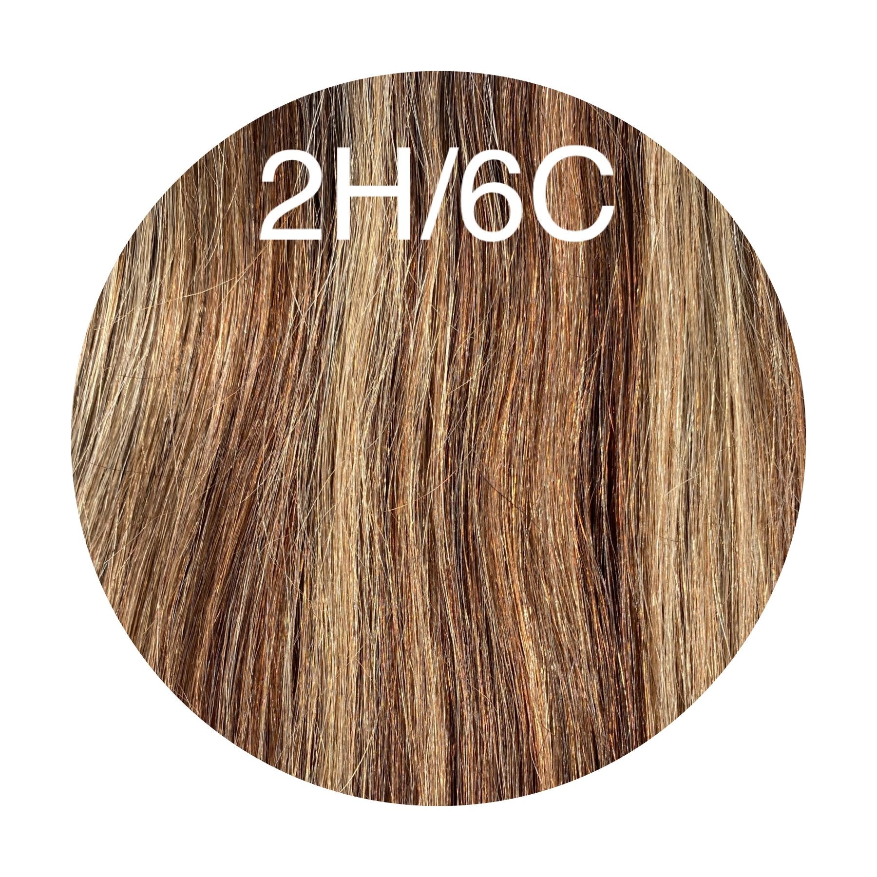 Micro links / I Tip Color _2H/6C GVA hair_Luxury line.