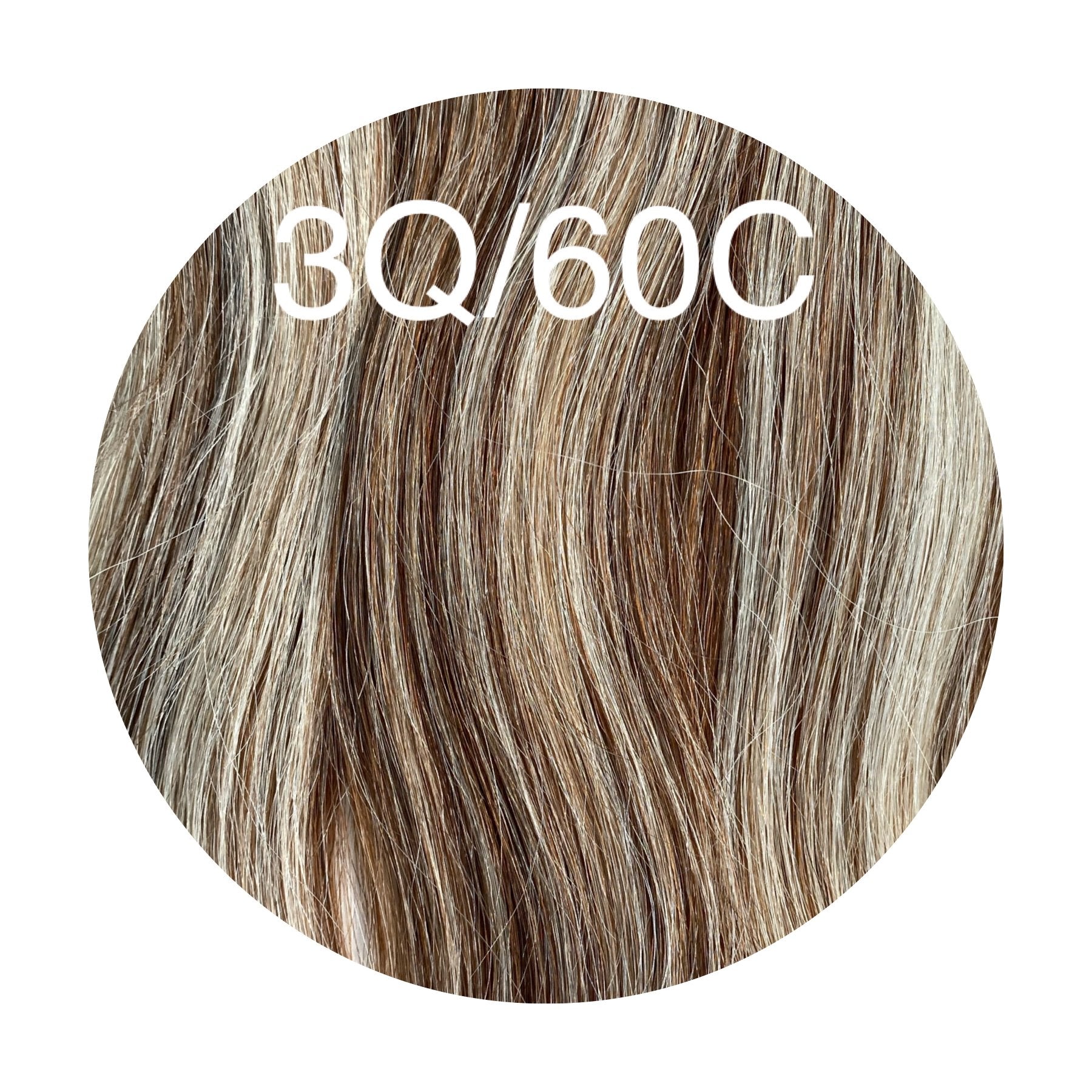 Micro links / I Tip Color _3Q/60C GVA hair_Luxury line.