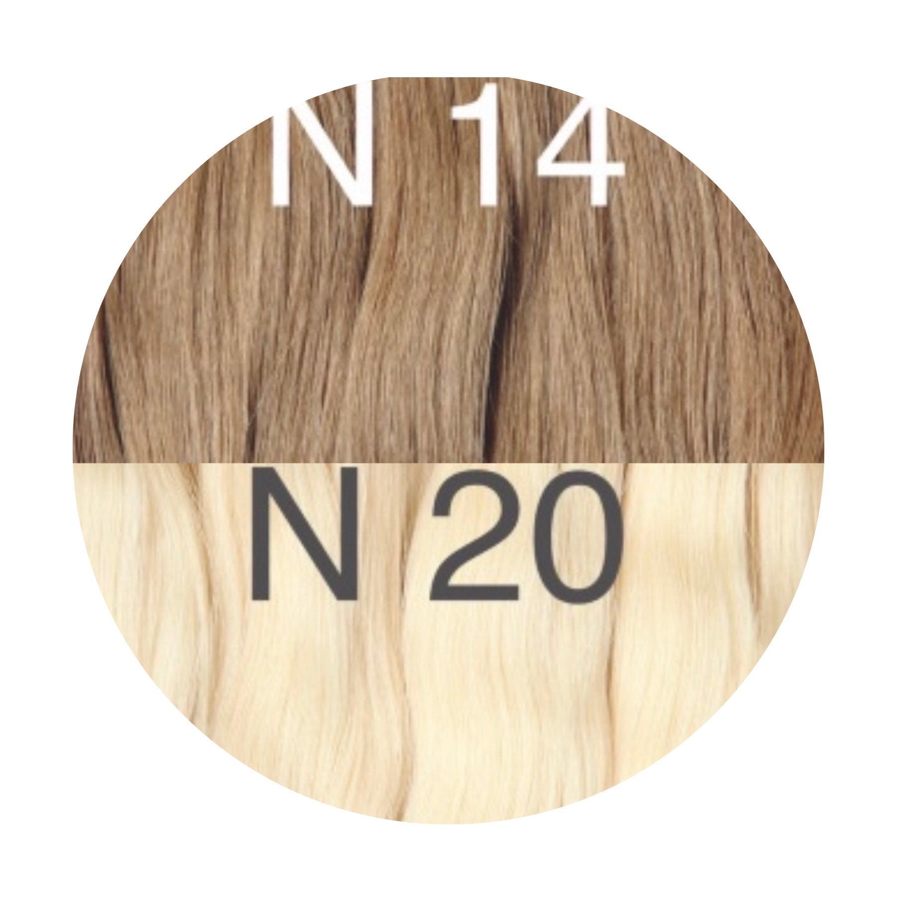 Raw Cut / Bulk Hair Color _14/20 GVA hair_One donor line.