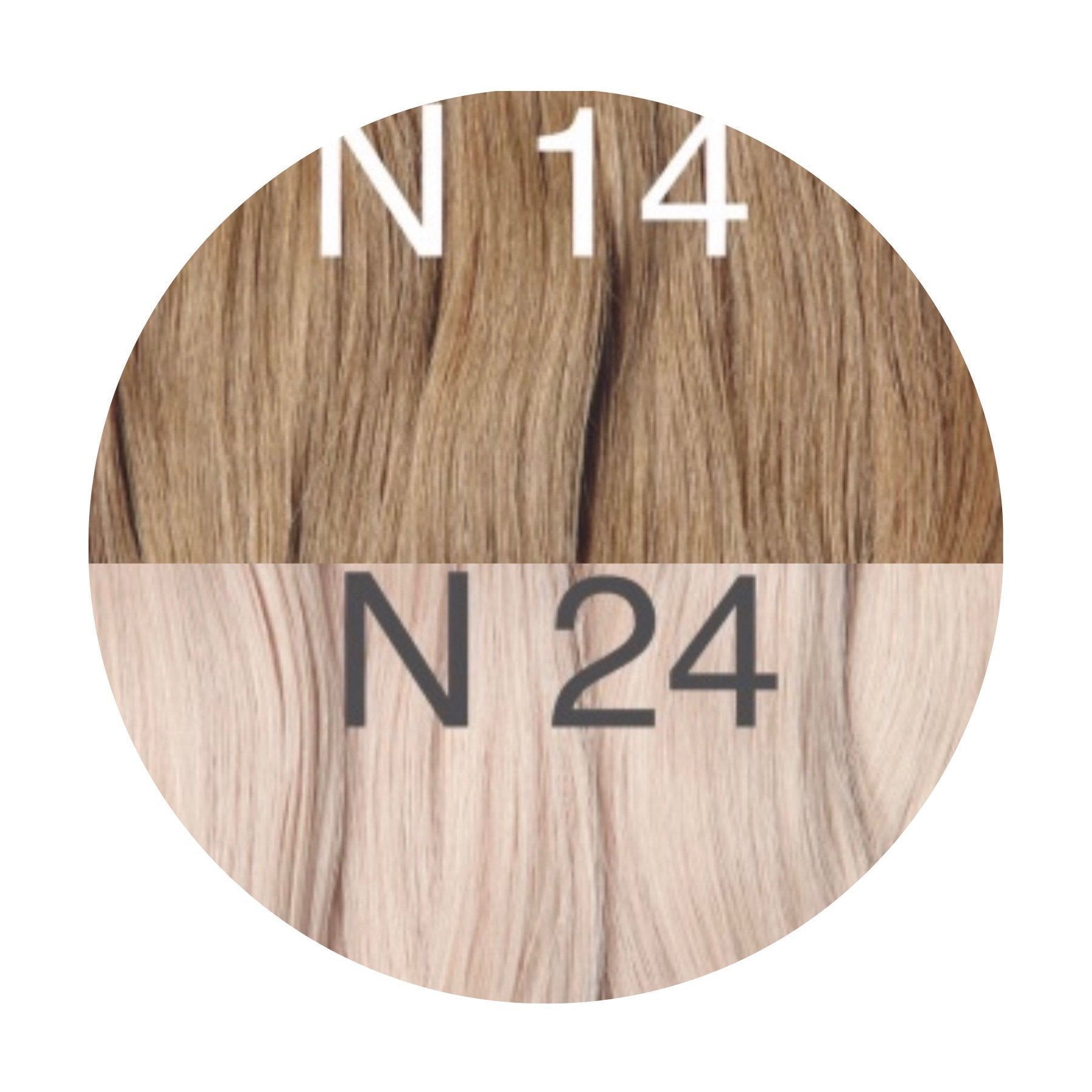 Raw Cut / Bulk Hair Color _14/24 GVA hair_One donor line.