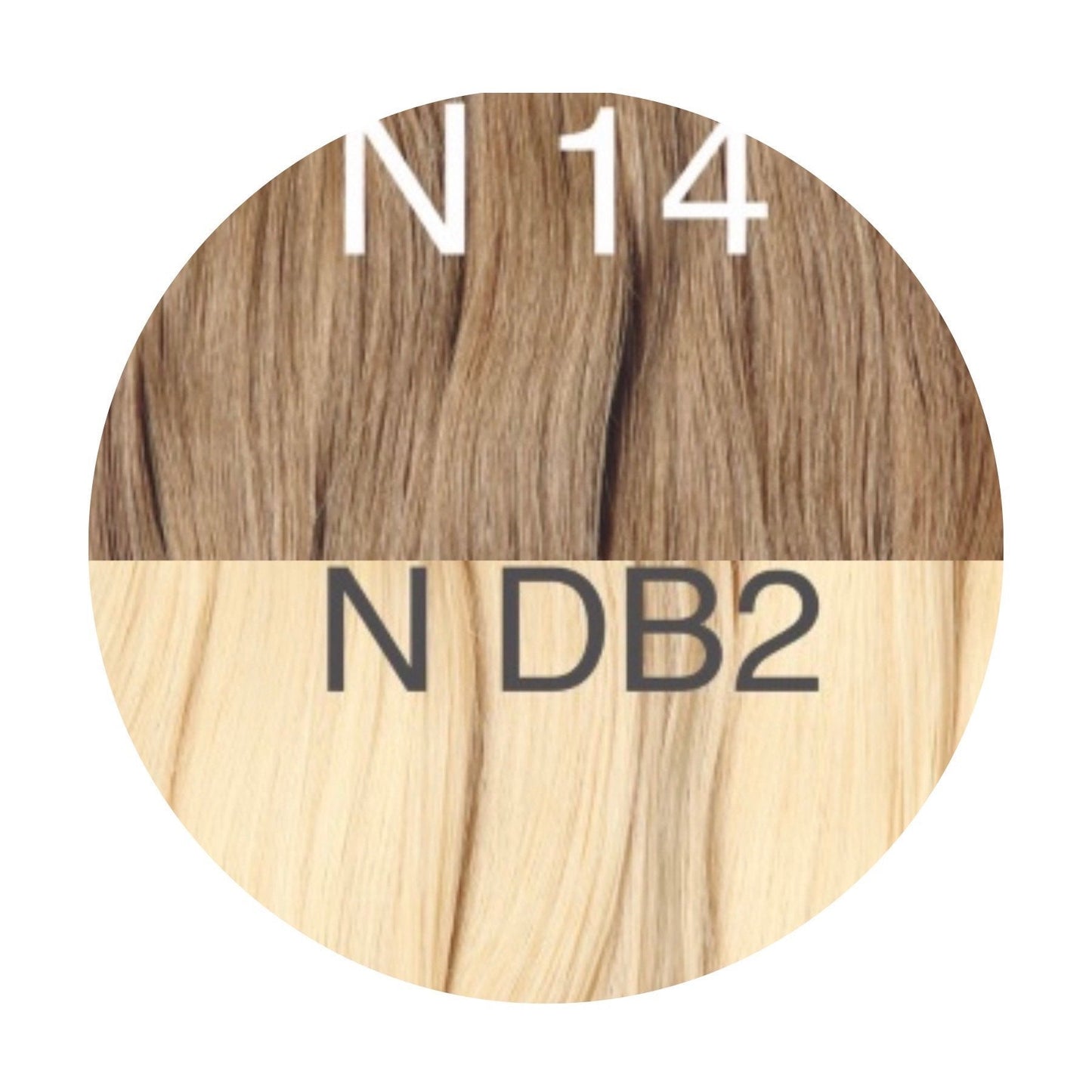 Raw Cut / Bulk Hair Color _14/DB2 GVA hair_One donor line.