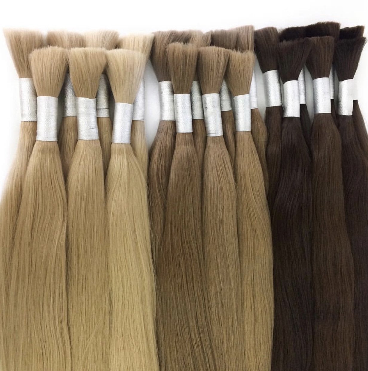 Raw Cut / Bulk Hair Color _2/20 GVA hair_One donor line.