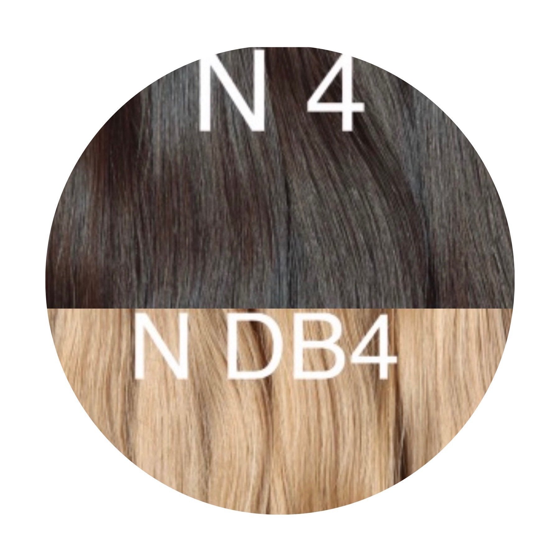 Raw Cut / Bulk Hair Color _4/DB4 GVA hair_One donor line.