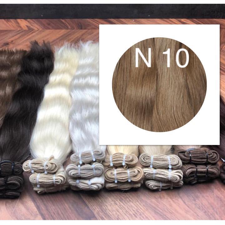 Wefts LIGHT BROWN.